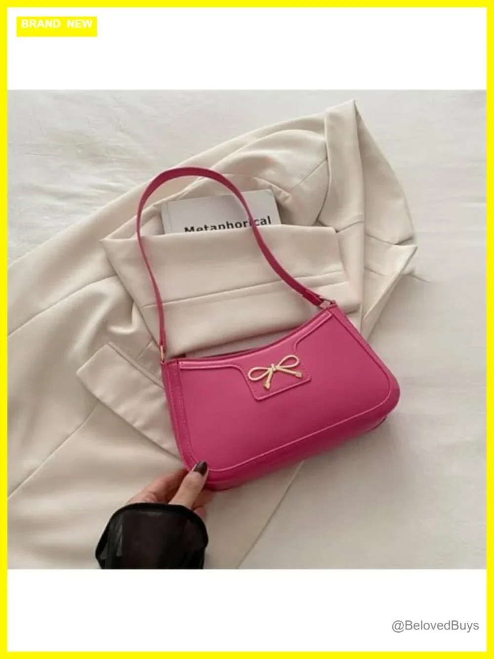 Women's Shoulder Tote Bag with Chain Strap Y2K Travel Purse